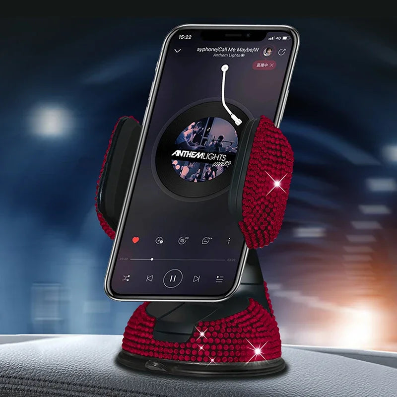 Diamond Cell Phone Holder for Car  Phone Mount
