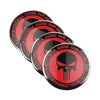 1Set 3D Car Wheel Center Hub Caps Car Emblem Badge Logo Wheel Center Cap Label Car Wheel Stickers Accessories