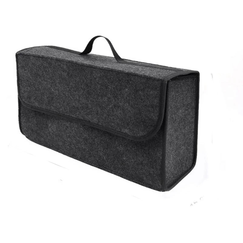 Gray Car Trunk Organizer Anti Slip