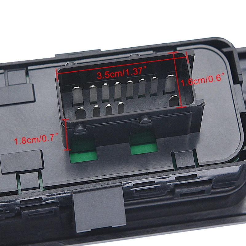 6554QC Car Electric Power Window Control Switch For Peugeot 207 Citroen C3 Picasso 2007-2014 Regulator Lifting Button 6554.QC
