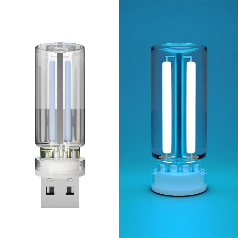 Car Atmosphere Light USB Night Light Touch Dimming LED Incandescent Filament Lamp Bulb Emergency Lighting Plug Play Ambient Lamp