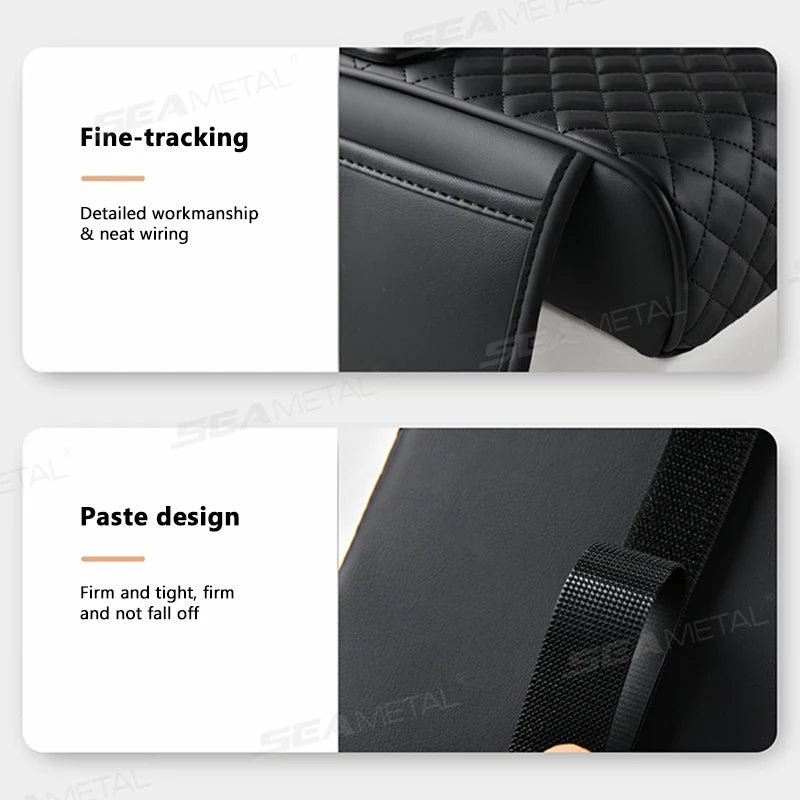 BLALION Car Arm Rest Cushion Thicken High-Density Sponge Center Console Armrest Box Cover Auto Elbow Support Wireless Charging