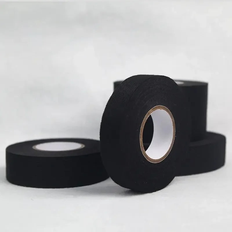 Auto Car Cable Wiring Harness Tape Heat-resistant Adhesive Cloth Fabric Tape Loom Protection Retardant Tape Stickers Accessories