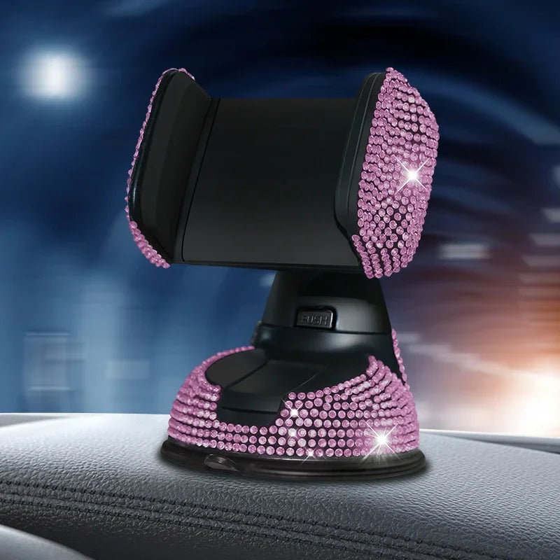 Diamond Cell Phone Holder for Car  Phone Mount