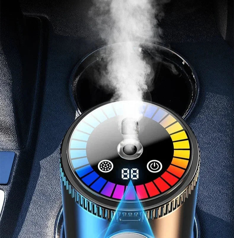 Smart Car Air Freshener Rechargeable Aroma Diffuser 5 Levels of Adjustable
