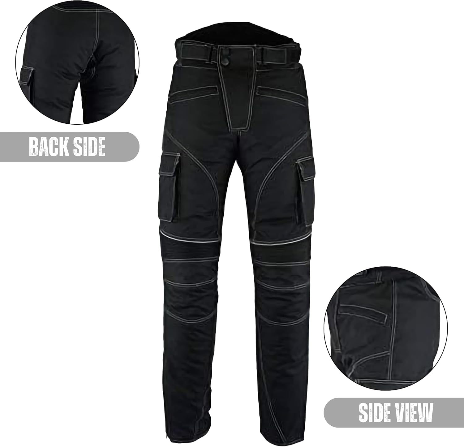 ® Thermal Mens Waterproof Trousers - Travel Men Trouser Motorbike Accessories, Trousers Mens Pant Motorbike Textile Trouser Pants (34 Waist 32 Leg)