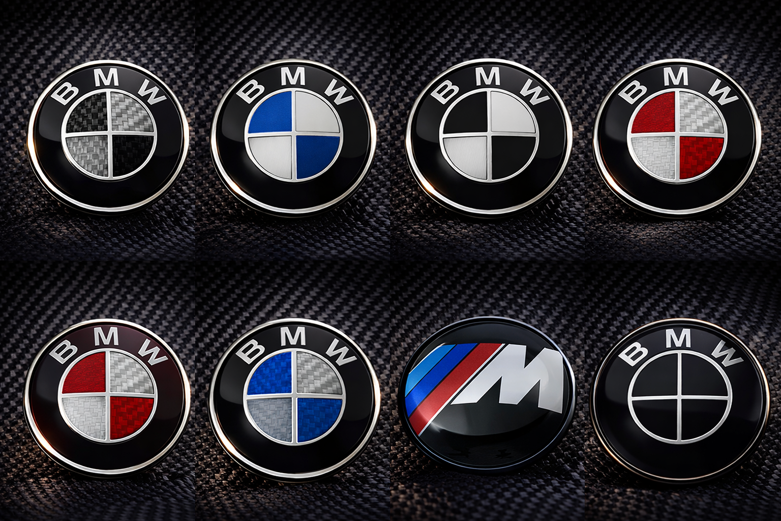45mm Premium BMW Steering Wheel Emblem