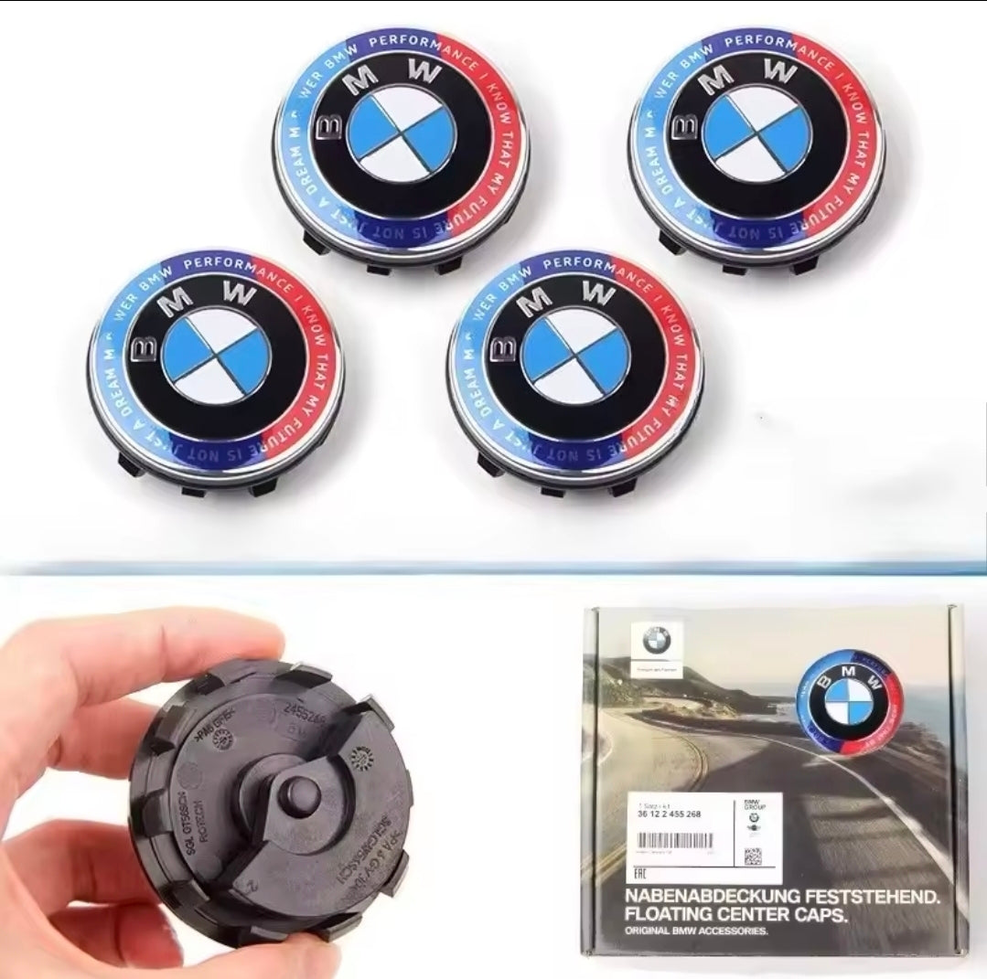 BMW – Floating Alloy Wheel Centre Caps (4PCS Set)