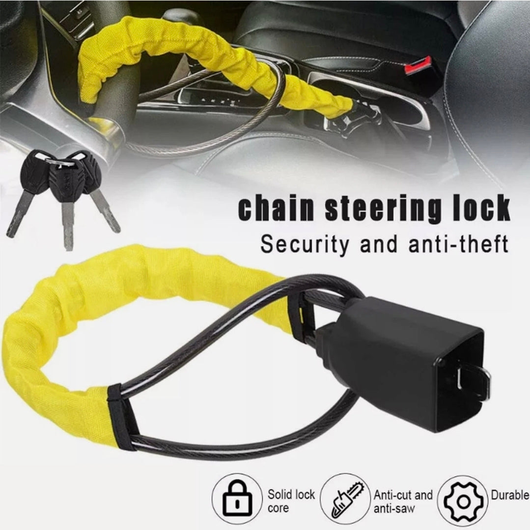 Steering Wheel Lock Titan Lock Car Accessories Anti-Theft Device High Visibility