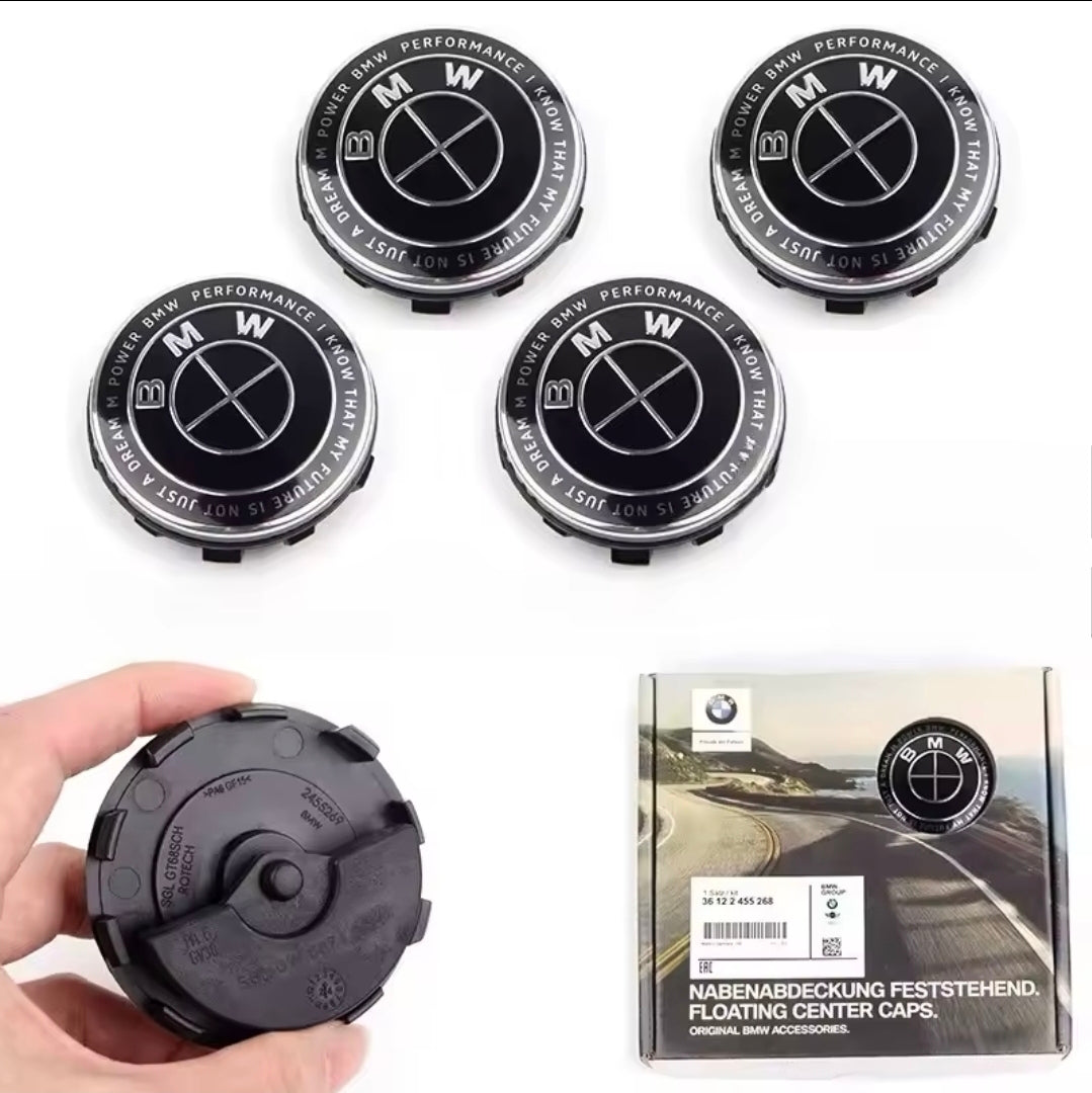 BMW – Floating Alloy Wheel Centre Caps (4PCS Set)