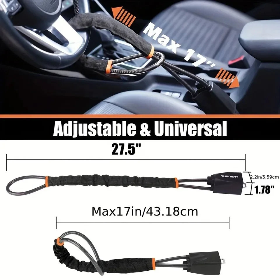 Steering Wheel Lock Titan Lock Car Accessories Anti-Theft Device High Visibility