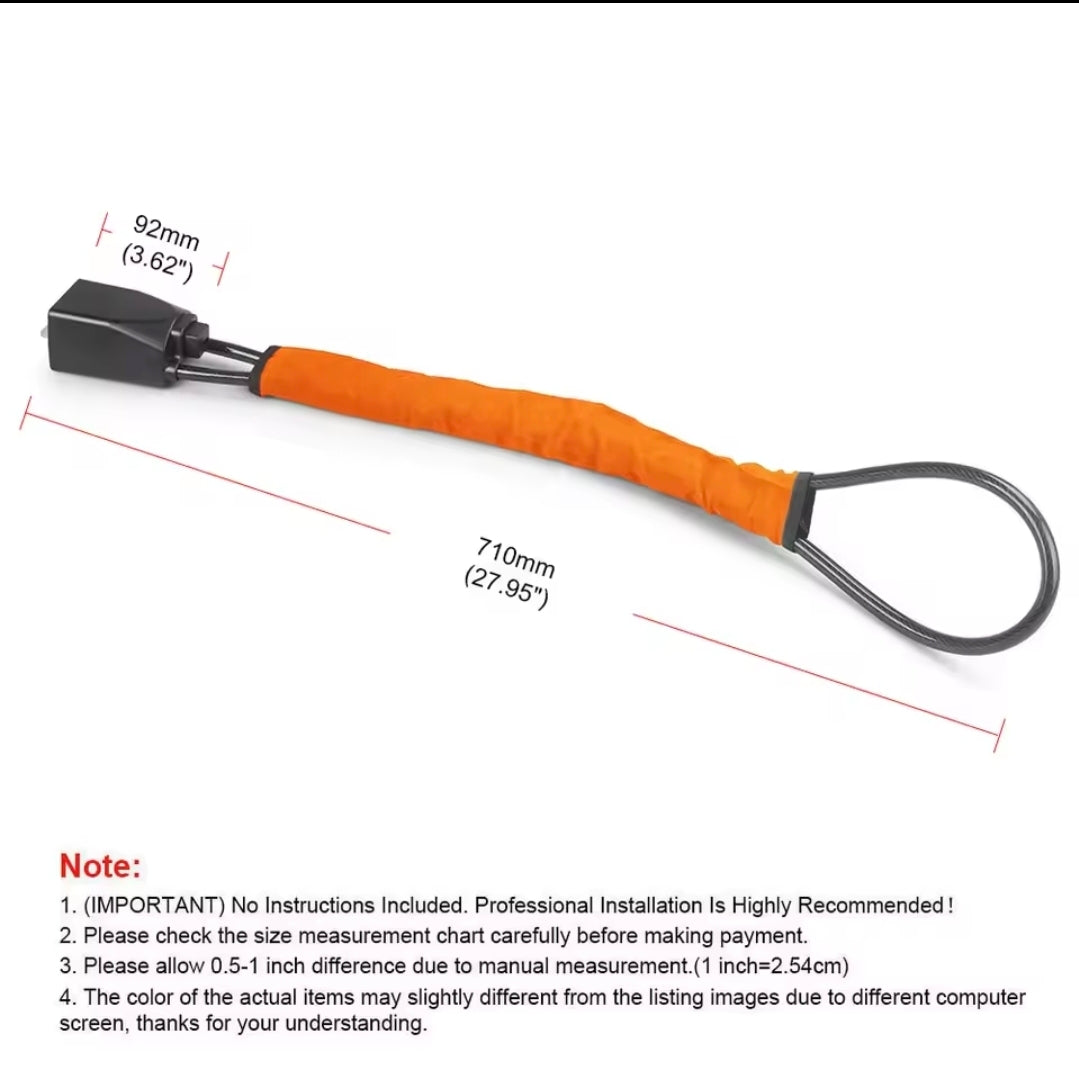 Steering Wheel Lock Titan Lock Car Accessories Anti-Theft Device High Visibility