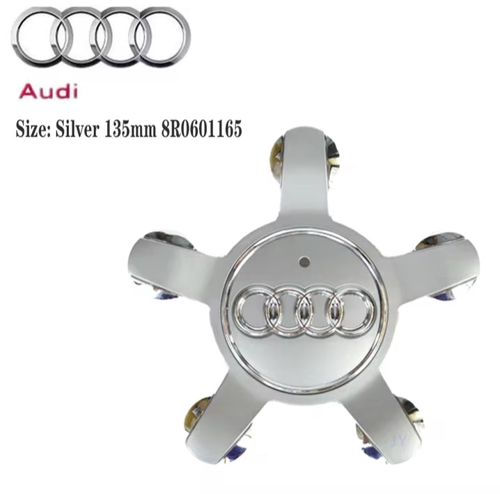 4pcs 135mm Car Wheel Centre Cap Hub Covers Badge logo 4F0601165N For Audi A1 A3 A4 A5 A6 A7 Q3 Q5 Q7 TT B5 B6 B7 8P 8V