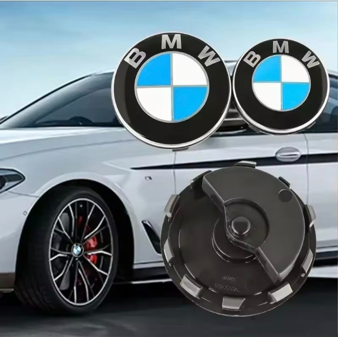 BMW – Floating Alloy Wheel Centre Caps (4PCS Set)