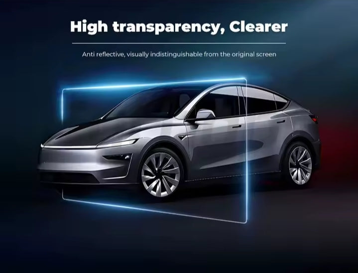 Futhope Tempered Glass Screen Protector For Tesla Model 3  Y Highland juniper 2021-2025