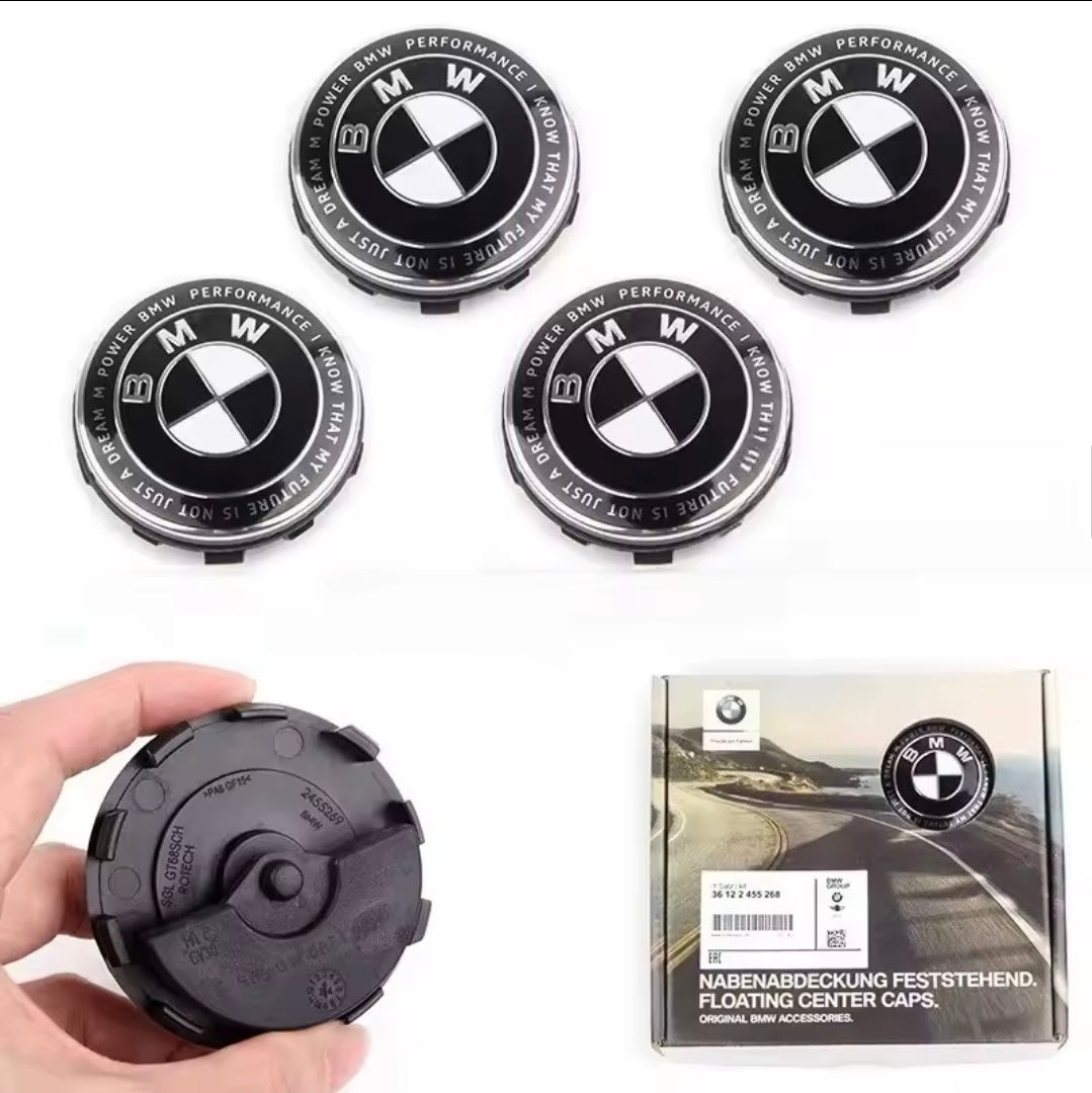 BMW – Floating Alloy Wheel Centre Caps (4PCS Set)