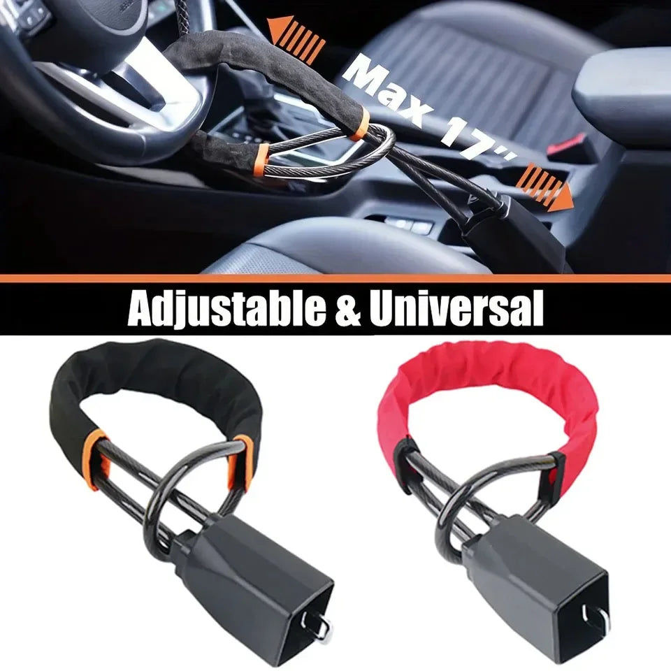 Steering Wheel Lock Titan Lock Car Accessories Anti-Theft Device High Visibility