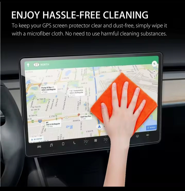 Touch Screen Protector for Tesla Model 3 2019-23 Model Y 2020-25 15" Centre Control Tempered Glass