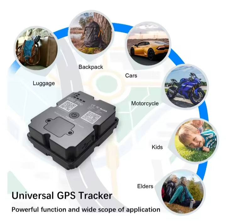 Real-time 30 Days Tracking 4G GPS Tracker Anti-theft Motorcycle Vehicle Car Track Locator for Auto Security with Affordable Fee