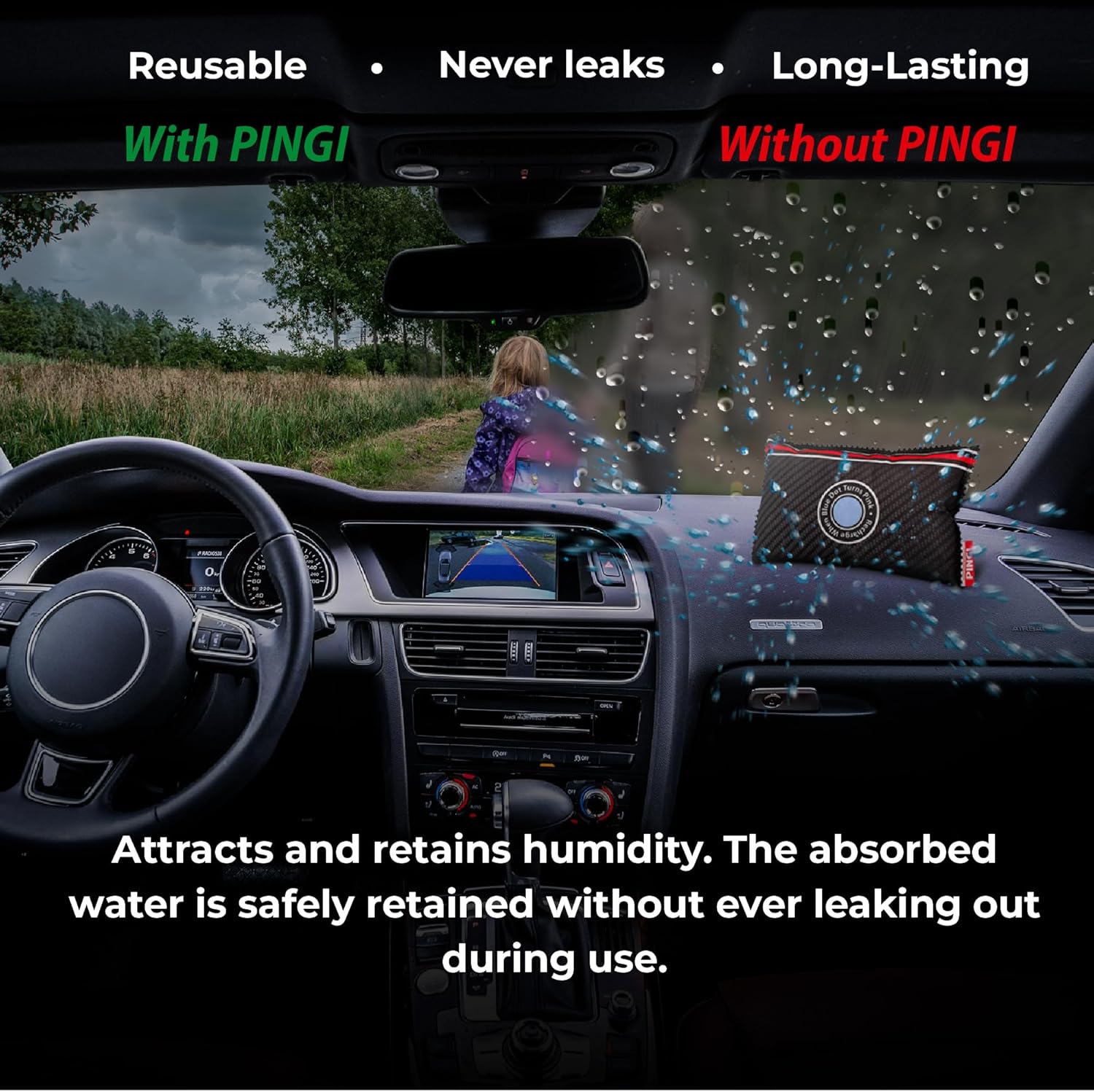 Pingi Reusable Car Dehumidifier