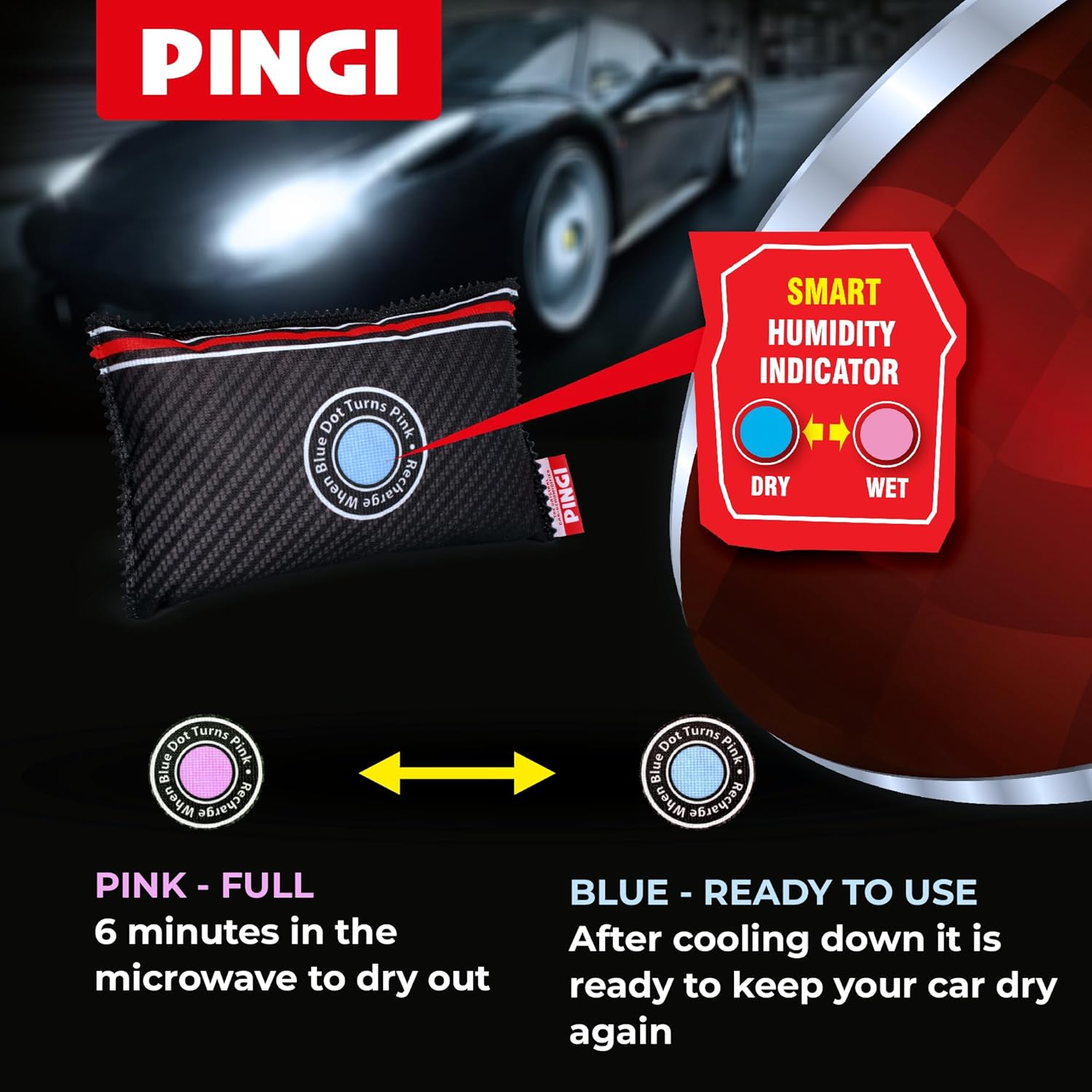 Pingi Reusable Car Dehumidifier
