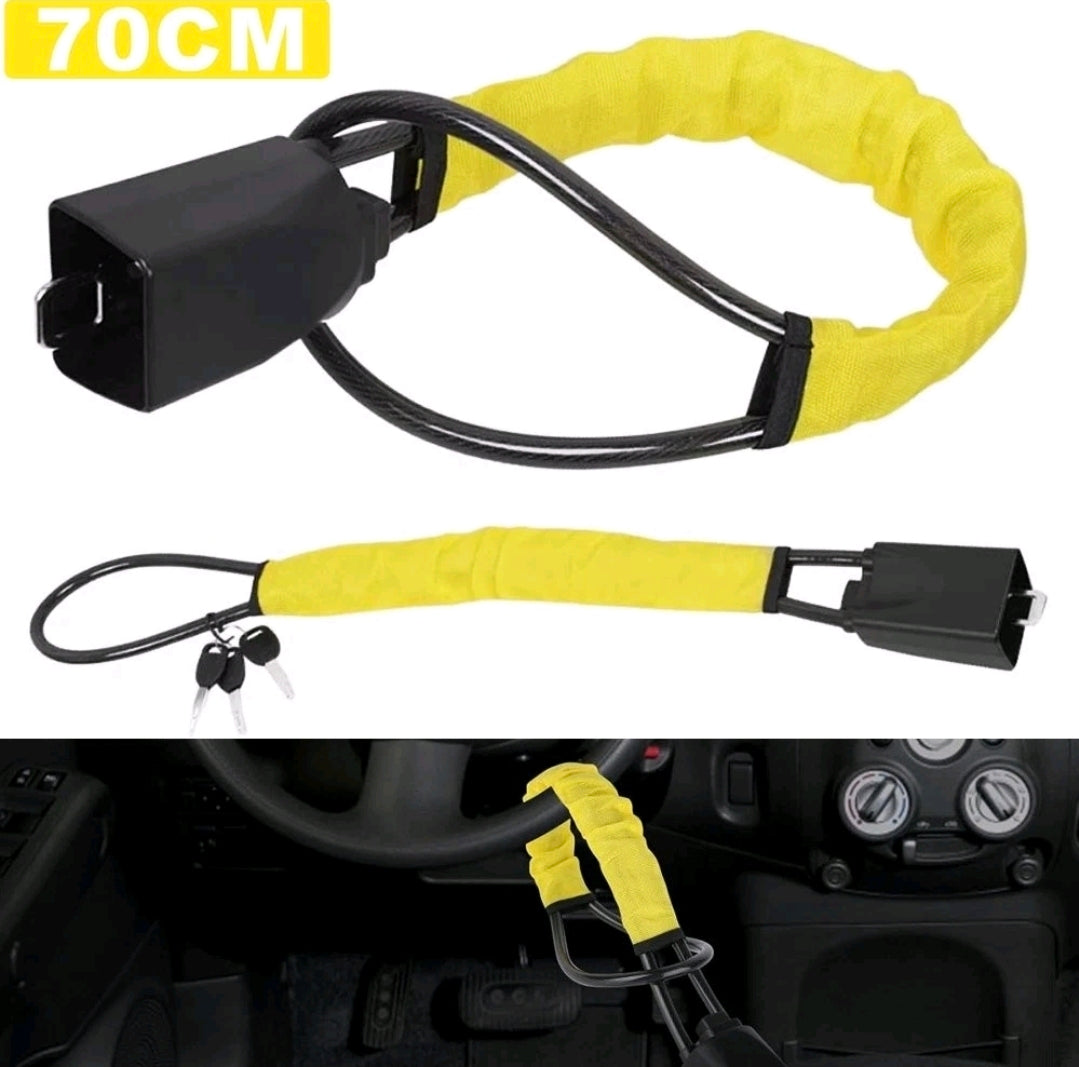 Steering Wheel Lock Titan Lock Car Accessories Anti-Theft Device High Visibility