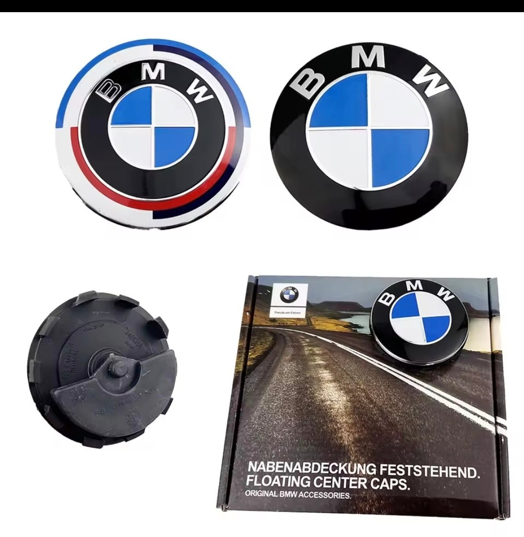 BMW – Floating Alloy Wheel Centre Caps (4PCS Set)