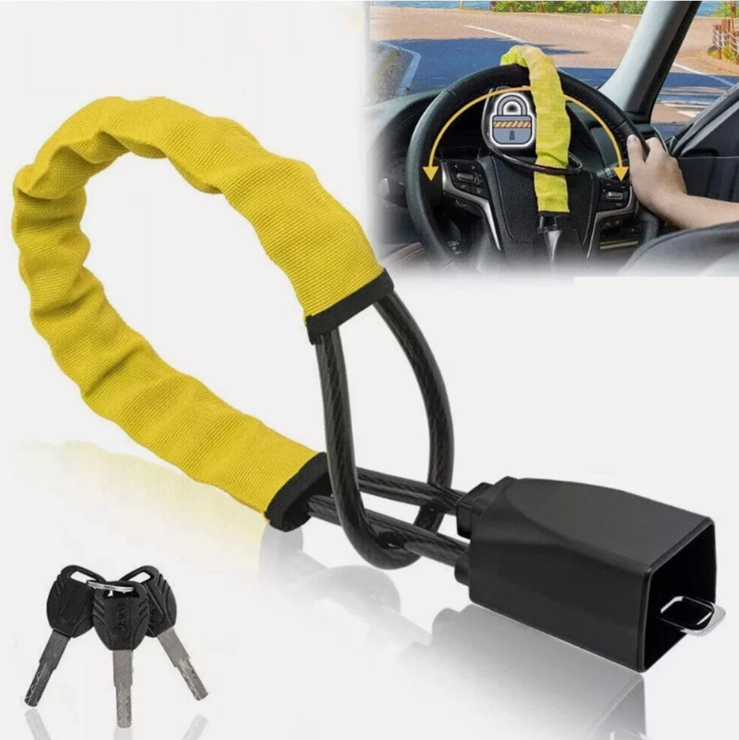 Steering Wheel Lock Titan Lock Car Accessories Anti-Theft Device High Visibility