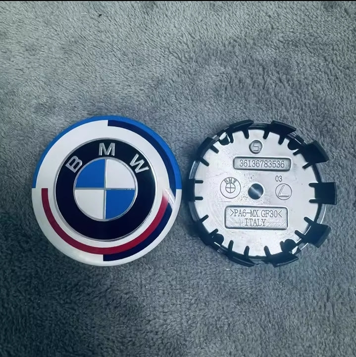 BMW GROUP 4Pcs 56/68mm Car Wheel Centre Hub Cap For BMW E87 M Performance E36 E46 E60 E90 E91 E92 E93 F30 F20 M3