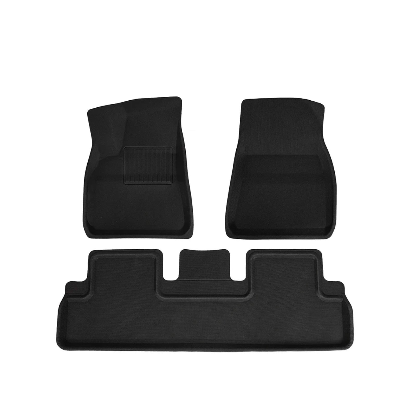 All-Weather 3D Floor Mats for Tesla Model 3 & Model Y – Custom Fit, Waterproof, Anti-Slip (3-Piece & 6-Piece Options)