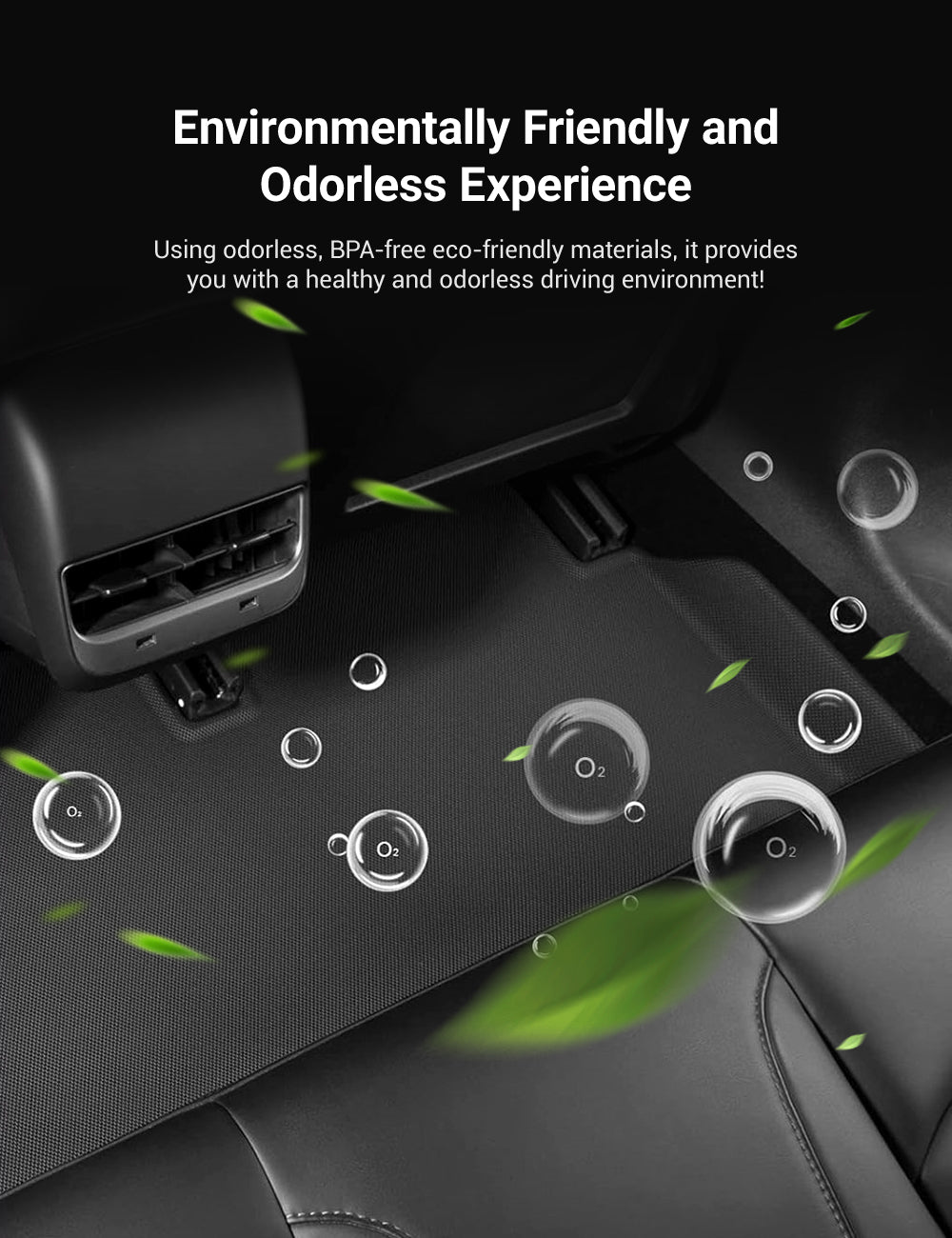 All-Weather 3D Floor Mats for Tesla Model 3 & Model Y – Custom Fit, Waterproof, Anti-Slip (3-Piece & 6-Piece Options)