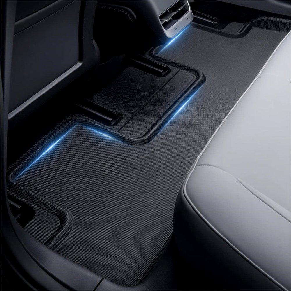 All-Weather 3D Floor Mats for Tesla Model 3 & Model Y – Custom Fit, Waterproof, Anti-Slip (3-Piece & 6-Piece Options)